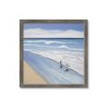 Picture of Seaqgulls at shore _GroupedProduct_Square_Framed_Matted_