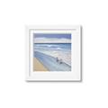 Picture of Seaqgulls at shore _GroupedProduct_Square_Framed_Matted_