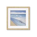 Picture of Seaqgulls at shore _GroupedProduct_Square_Framed_Matted_