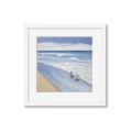 Picture of Seaqgulls at shore _GroupedProduct_Square_Framed_Matted_