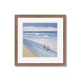 Picture of Seaqgulls at shore _GroupedProduct_Square_Framed_Matted_