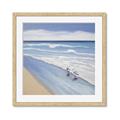 Picture of Seaqgulls at shore _GroupedProduct_Square_Framed_Matted_