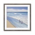 Picture of Seaqgulls at shore _GroupedProduct_Square_Framed_Matted_