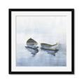 Picture of Boats on a Lake I _GroupedProduct_Square_Framed_Matted_