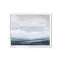 Picture of Flying Birds in the Sky   _GroupedProduct_Rectangle_Landscape_Framed_Matted_
