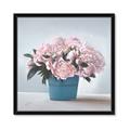 Picture of Pink Roses _GroupedProduct_Square_Framed_Matted_