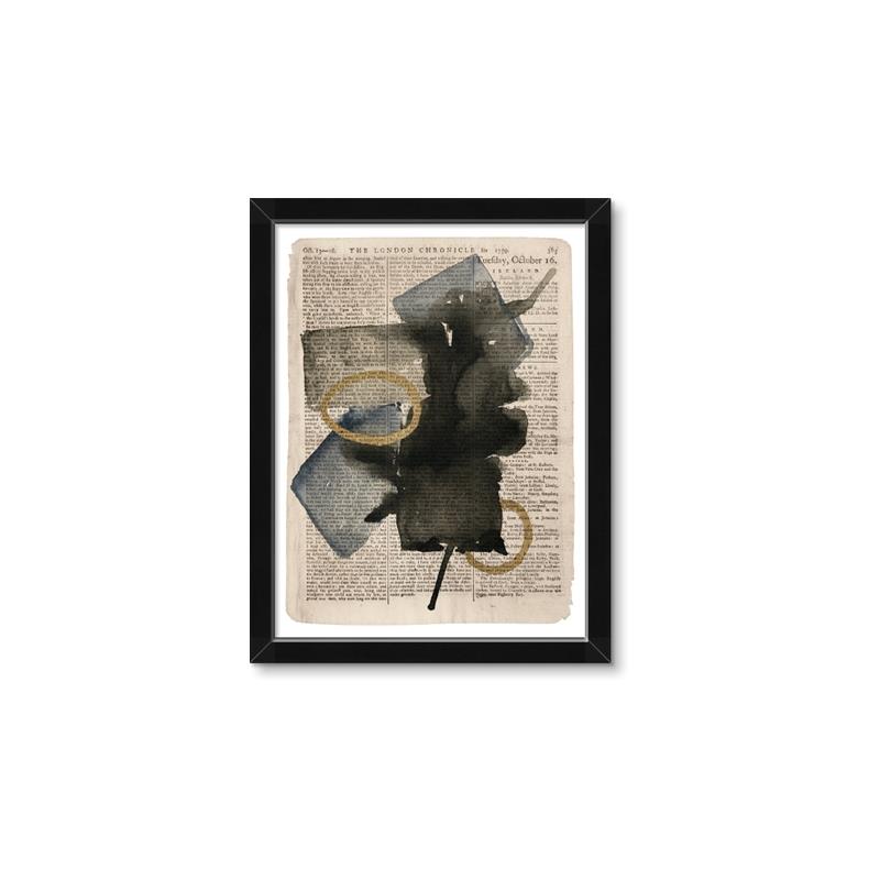 Picture of Abstract Chronicle II _GroupedProduct_Rectangle_Portrait_Framed_Matted_