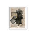 Picture of Abstract Chronicle II _GroupedProduct_Rectangle_Portrait_Framed_Matted_