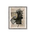Picture of Abstract Chronicle II _GroupedProduct_Rectangle_Portrait_Framed_Matted_