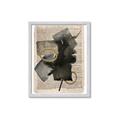 Picture of Abstract Chronicle II _GroupedProduct_Rectangle_Portrait_Framed_Matted_