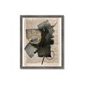 Picture of Abstract Chronicle II _GroupedProduct_Rectangle_Portrait_Framed_Matted_