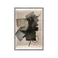 Picture of Abstract Chronicle II _GroupedProduct_Rectangle_Portrait_Framed_Matted_