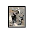 Picture of Newsprint Love _GroupedProduct_Rectangle_Portrait_Framed_Matted_