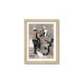 Picture of Newsprint Love _GroupedProduct_Rectangle_Portrait_Framed_Matted_