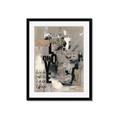 Picture of Newsprint Love _GroupedProduct_Rectangle_Portrait_Framed_Matted_