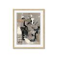 Picture of Newsprint Love _GroupedProduct_Rectangle_Portrait_Framed_Matted_