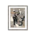 Picture of Newsprint Love _GroupedProduct_Rectangle_Portrait_Framed_Matted_
