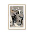 Picture of Newsprint Love _GroupedProduct_Rectangle_Portrait_Framed_Matted_