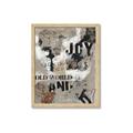 Picture of Newsprint Joy _GroupedProduct_Rectangle_Portrait_Framed_Matted_