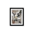 Picture of Newsprint Joy _GroupedProduct_Rectangle_Portrait_Framed_Matted_