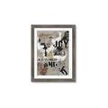 Picture of Newsprint Joy _GroupedProduct_Rectangle_Portrait_Framed_Matted_