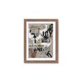 Picture of Newsprint Joy _GroupedProduct_Rectangle_Portrait_Framed_Matted_