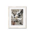 Picture of Newsprint Joy _GroupedProduct_Rectangle_Portrait_Framed_Matted_