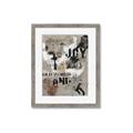 Picture of Newsprint Joy _GroupedProduct_Rectangle_Portrait_Framed_Matted_
