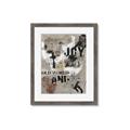 Picture of Newsprint Joy _GroupedProduct_Rectangle_Portrait_Framed_Matted_