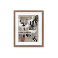 Picture of Newsprint Joy _GroupedProduct_Rectangle_Portrait_Framed_Matted_