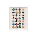 Picture of Water Colour Spots _GroupedProduct_Rectangle_Portrait_Framed_Matted_