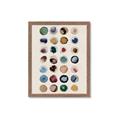 Picture of Water Colour Spots _GroupedProduct_Rectangle_Portrait_Framed_Matted_