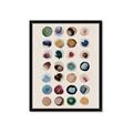 Picture of Water Colour Spots _GroupedProduct_Rectangle_Portrait_Framed_Matted_