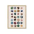 Picture of Water Colour Spots _GroupedProduct_Rectangle_Portrait_Framed_Matted_