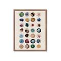 Picture of Water Colour Spots _GroupedProduct_Rectangle_Portrait_Framed_Matted_