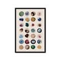 Picture of Water Colour Spots _GroupedProduct_Rectangle_Portrait_Framed_Matted_