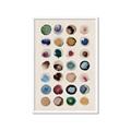 Picture of Water Colour Spots _GroupedProduct_Rectangle_Portrait_Framed_Matted_