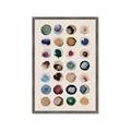 Picture of Water Colour Spots _GroupedProduct_Rectangle_Portrait_Framed_Matted_