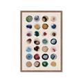 Picture of Water Colour Spots _GroupedProduct_Rectangle_Portrait_Framed_Matted_