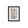 Picture of Water Colour Spots _GroupedProduct_Rectangle_Portrait_Framed_Matted_
