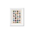 Picture of Water Colour Spots _GroupedProduct_Rectangle_Portrait_Framed_Matted_