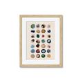 Picture of Water Colour Spots _GroupedProduct_Rectangle_Portrait_Framed_Matted_