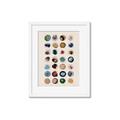 Picture of Water Colour Spots _GroupedProduct_Rectangle_Portrait_Framed_Matted_