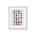 Picture of Water Colour Spots _GroupedProduct_Rectangle_Portrait_Framed_Matted_