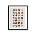 Picture of Water Colour Spots _GroupedProduct_Rectangle_Portrait_Framed_Matted_