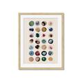 Picture of Water Colour Spots _GroupedProduct_Rectangle_Portrait_Framed_Matted_