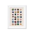 Picture of Water Colour Spots _GroupedProduct_Rectangle_Portrait_Framed_Matted_