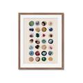 Picture of Water Colour Spots _GroupedProduct_Rectangle_Portrait_Framed_Matted_