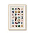 Picture of Water Colour Spots _GroupedProduct_Rectangle_Portrait_Framed_Matted_