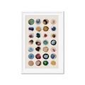 Picture of Water Colour Spots _GroupedProduct_Rectangle_Portrait_Framed_Matted_